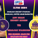 Sharjah Warriors vs Abu Dhabi Knight Riders Today Match Prediction & Live Odds - ILT20 2024