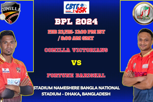 Comilla Victorians vs Fortune Barishal Today Match Prediction & Live Odds - BPL 2024