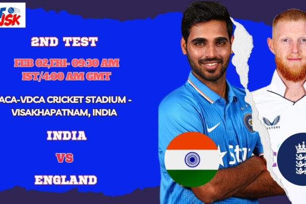 India vs England 2nd Test Match Prediction, Betting Tips & Odds