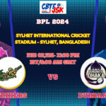 Sylhet Strikers vs Durdanto Dhaka Today Match Prediction & Live Odds - BPL 2024