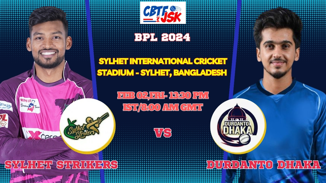 Sylhet Strikers vs Durdanto Dhaka Today Match Prediction & Live Odds - BPL 2024