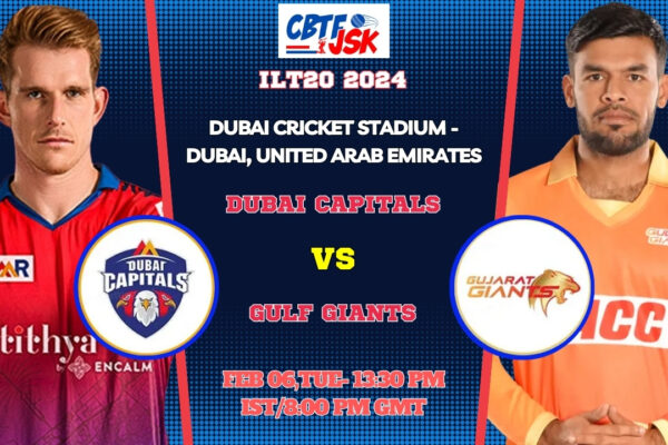 Dubai Capitals vs Gulf Giants Today Match Prediction & Live Odds - ILT20 2024