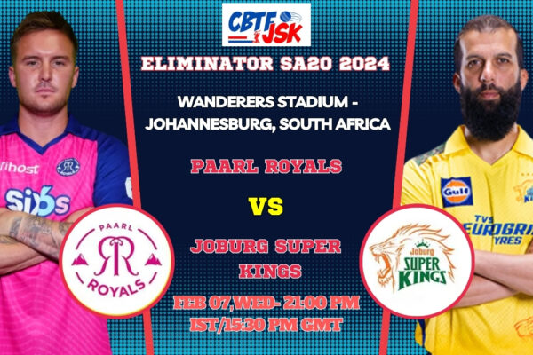 Paarl Royals vs Joburg Super Kings Today Match Prediction & Live Odds - Eliminator SA20 2024