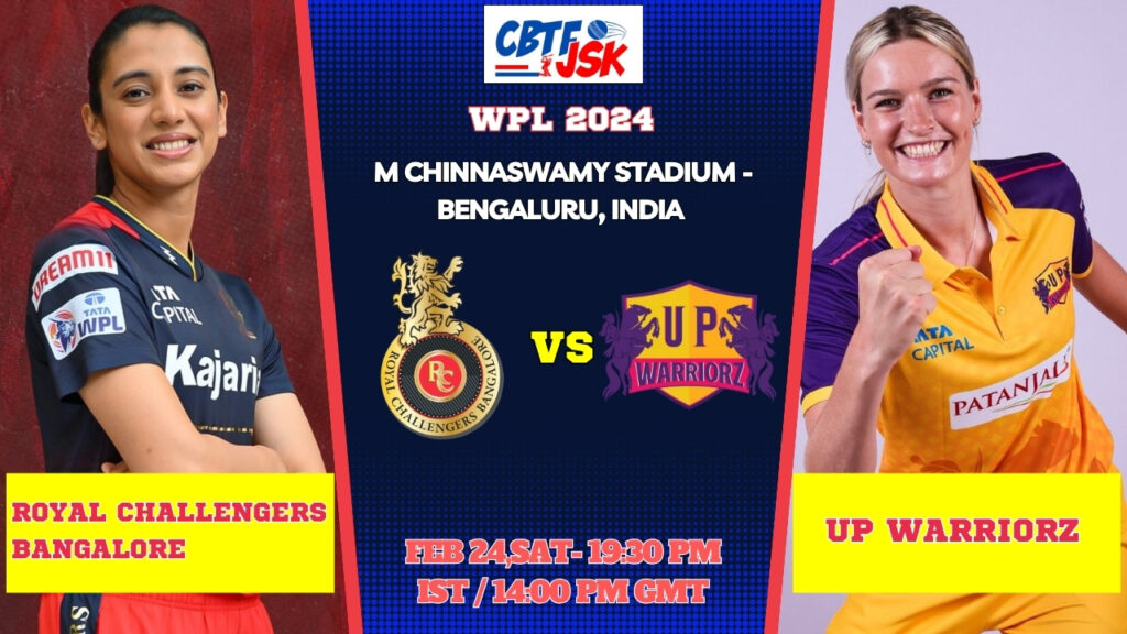 Royal Challengers Bangalore vs UP Warriorz Women Today Match Prediction & Live Odds - WPL 2024