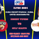 Desert Vipers vs Gulf Giants Today Match Prediction & Live Odds - ILT20 2024