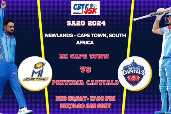 MI Cape Town vs Pretoria Capitals Today Match Prediction & Live Odds - SA20 2024