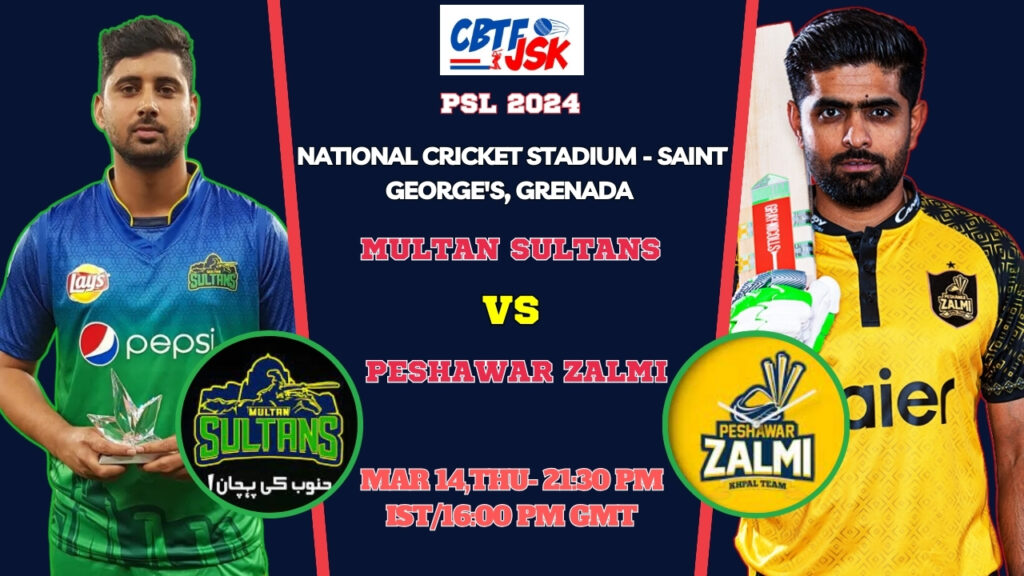 Multan Sultans vs Peshawar Zalmi Today Match Prediction & Live Odds - Qualifier PSL 2024