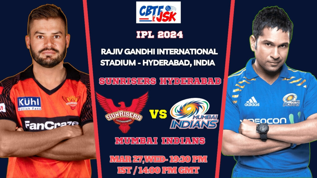 Sunrisers Hyderabad vs Mumbai Indians Today Match Prediction & Live Odds - IPL 2024