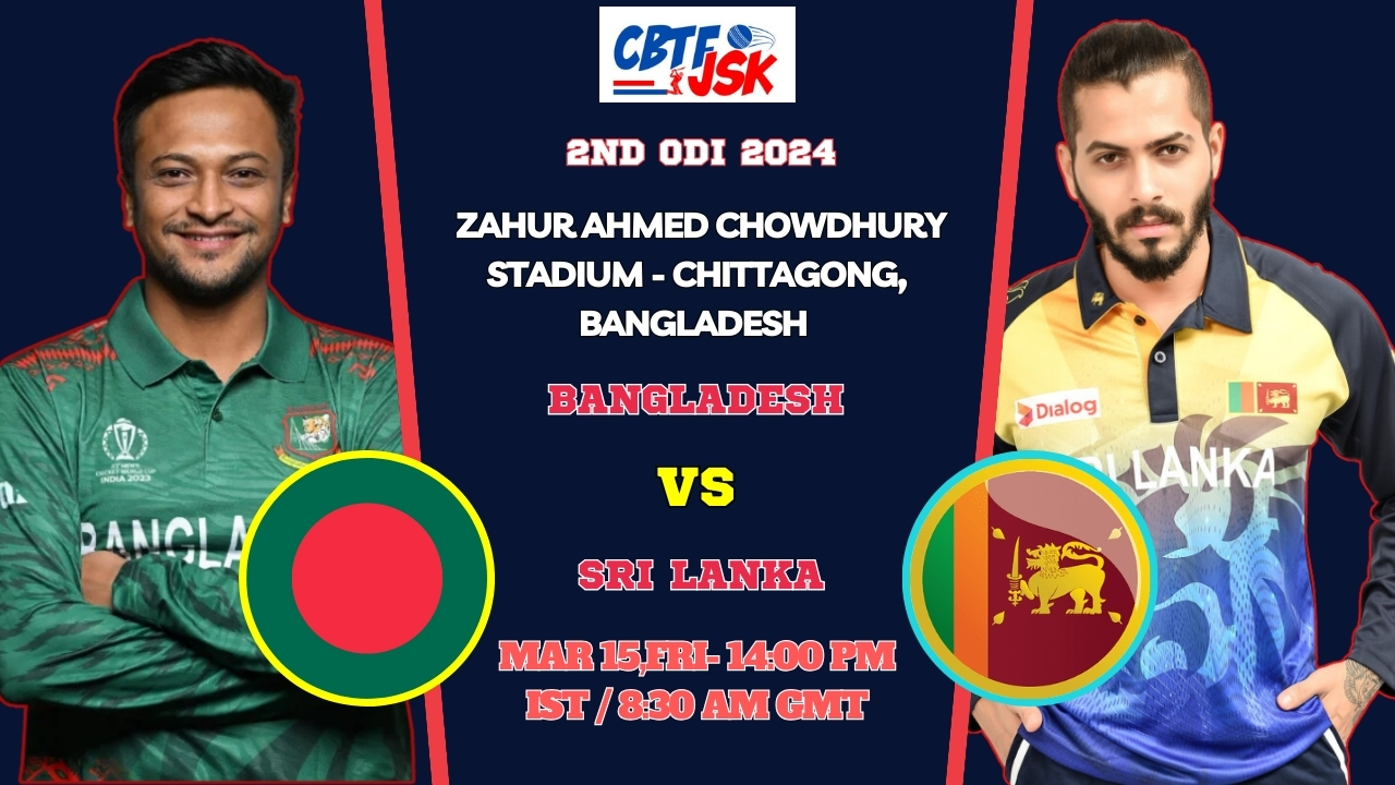 Bangladesh vs Sri Lanka 2nd ODI Match Prediction, Betting Tips & Odds