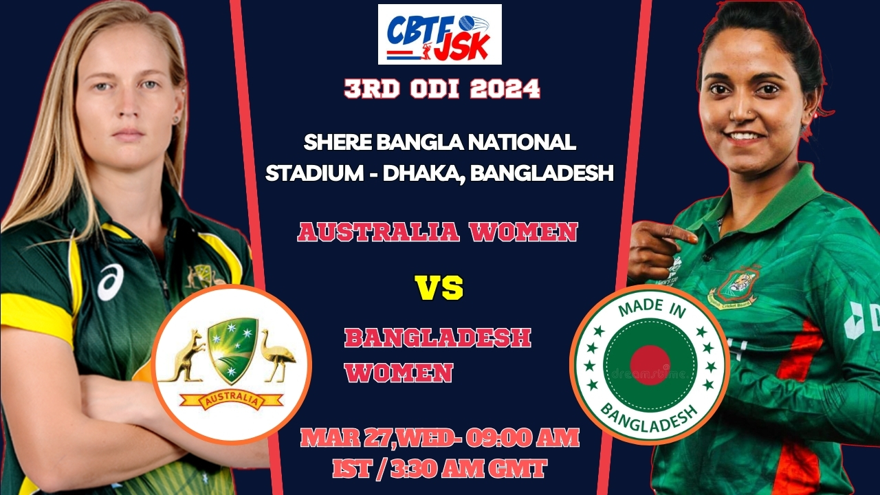 Bangladesh vs Australia Women 3rd ODI Match Prediction, Betting Tips & Odds