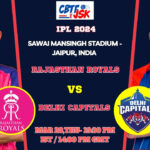 Rajasthan Royals vs Delhi Capitals Today Match Prediction & Live Odds - IPL 2024