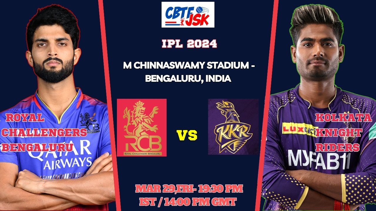 Royal Challengers Bengaluru vs Kolkata Knight Riders Today Match Prediction & Live Odds - IPL 2024