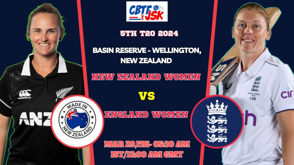 New Zealand vs England Women 5th T20 Match Prediction, Betting Tips & Odds