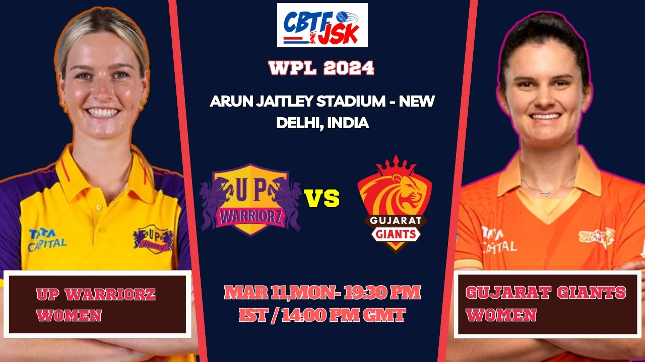 Gujarat Giants vs UP Warriorz Women Today Match Prediction & Live Odds - WPL 2024