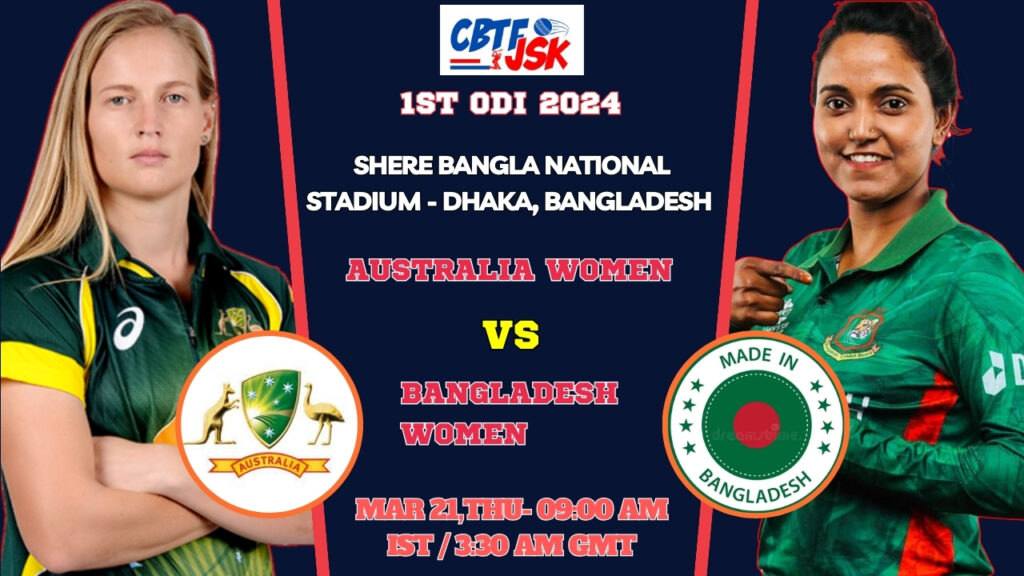 Bangladesh Women vs Australia Women 1st ODI Match Prediction, Betting Tips & Odds