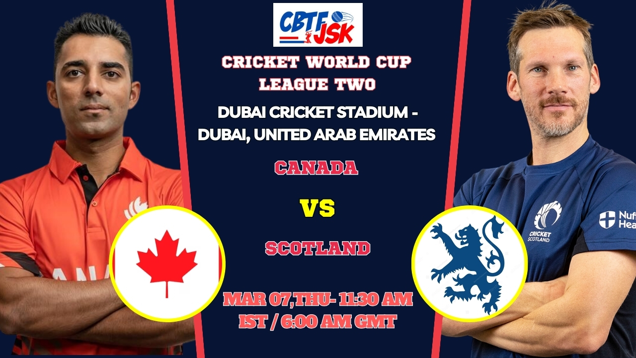 Canada vs Scotland Match Prediction, Betting Tips & Odds