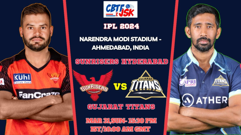 Gujarat Titans vs Sunrisers Hyderabad Today Match Prediction & Live Odds - IPL 2024