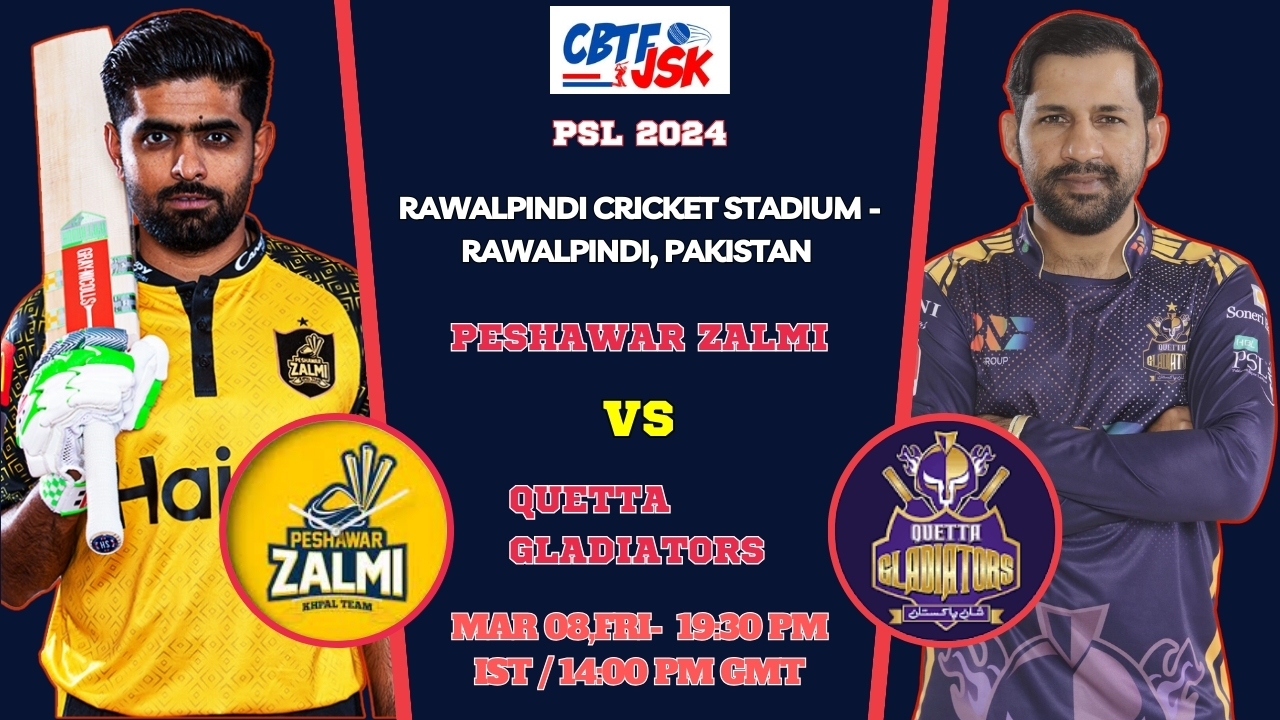 Peshawar Zalmi vs Quetta Gladiators Today Match Prediction & Live Odds - PSL 2024