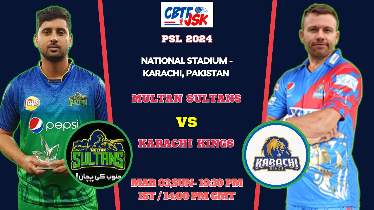 Karachi Kings vs Multan Sultans Today Match Prediction & Live Odds - PSL 2024