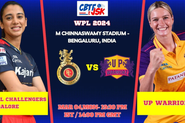 UP Warriorz vs Royal Challengers Bangalore Women Today Match Prediction & Live Odds - WPL 2024