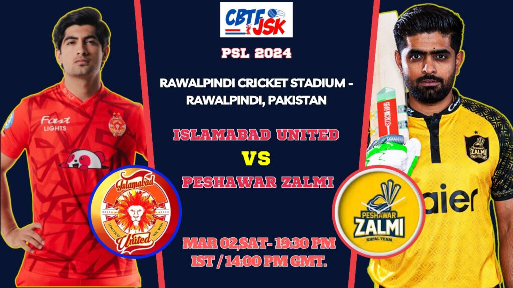 Islamabad United vs Peshawar Zalmi Today Match Prediction & Live Odds - PSL 2024