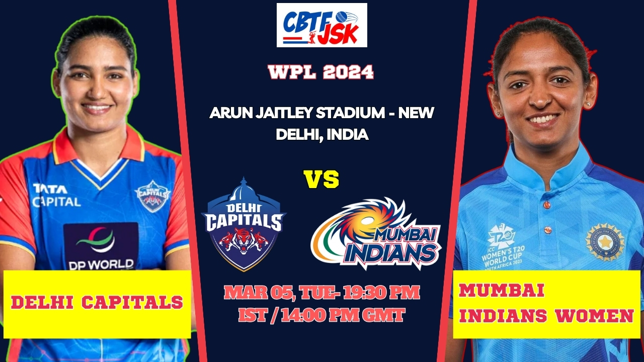 Delhi Capitals vs Mumbai Indians Women Today Match Prediction & Live Odds - WPL 2024