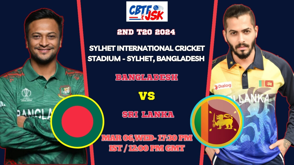 Bangladesh vs Sri Lanka 2nd T20 Match Prediction, Betting Tips & Odds