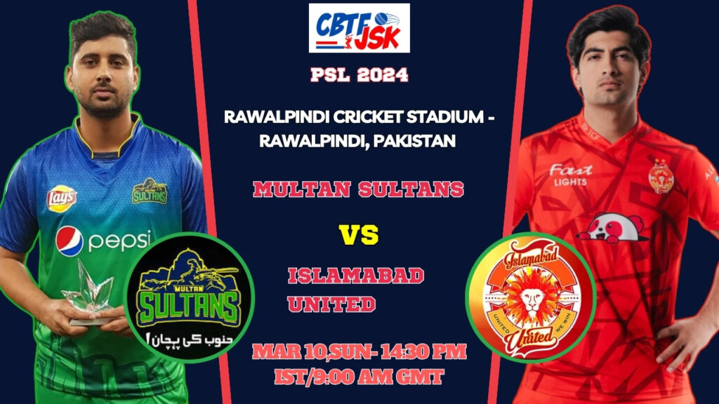 Islamabad United vs Multan Sultans Today Match Prediction & Live Odds - PSL 2024