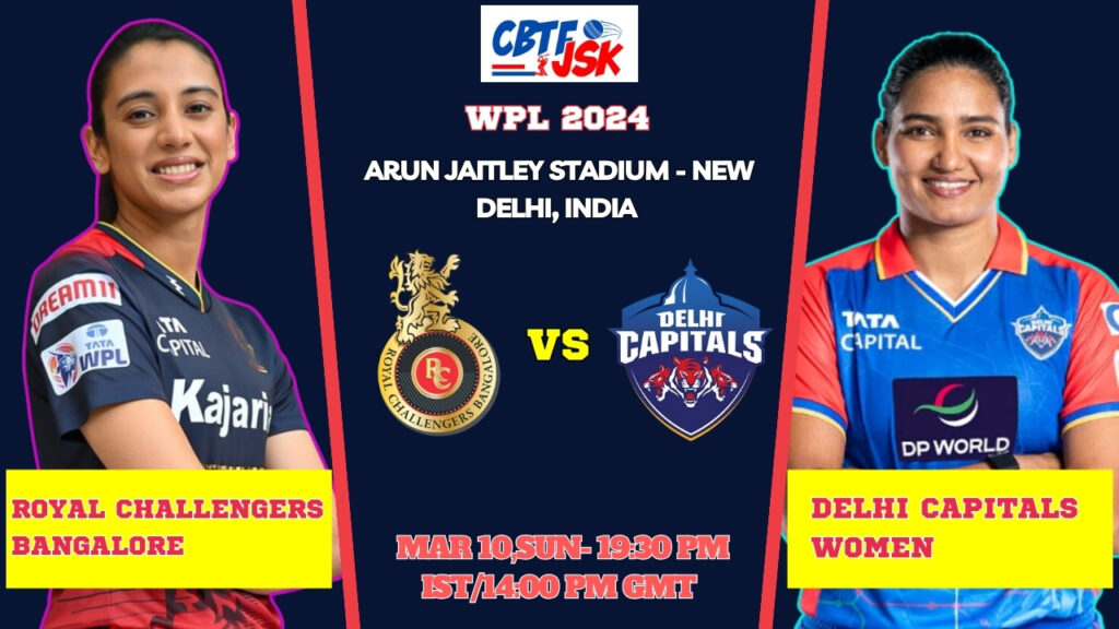 Delhi Capitals vs Royal Challengers Bangalore Women Today Match Prediction & Live Odds - WPL 2024