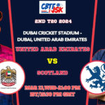 UNITED ARAB EMIRATES vs SCOTLAND 2nd T20 Match Prediction, Betting Tips & Odds