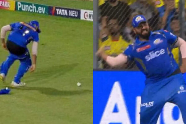 Oops! Rohit Sharma's trousers slip during fielding, video goes viral. Watch | Cricket News