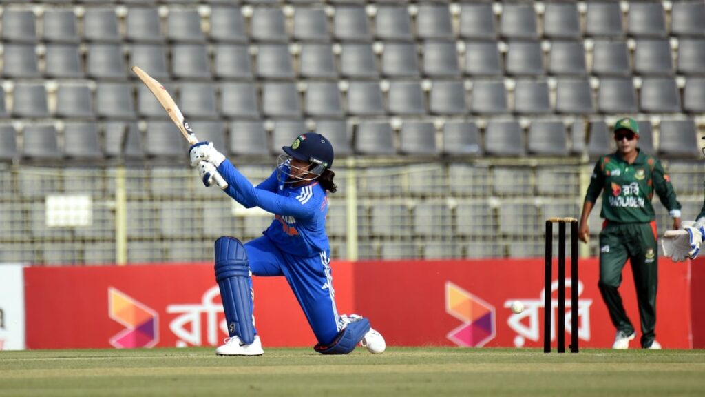 India Beat Bangladesh By 44 runs In First Women's T20I