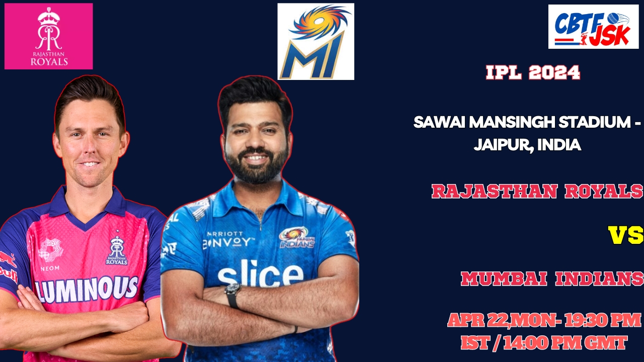 Rajasthan Royals vs Mumbai Indians Today Match Prediction & Live Odds - IPL 2024