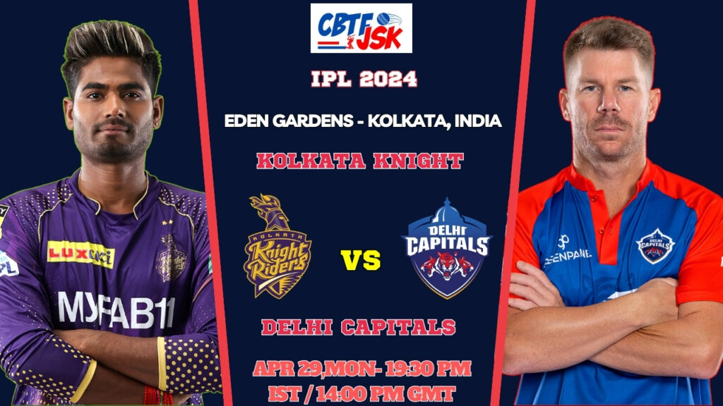 Kolkata Knight Riders vs Delhi Capitals Today Match Prediction & Live Odds - IPL 2024