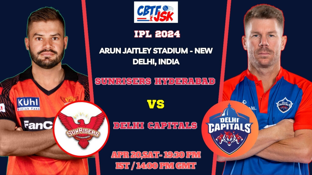 Delhi Capitals vs Sunrisers Hyderabad Today Match Prediction & Live Odds - IPL 2024