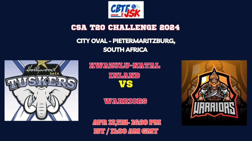 KwaZulu-Natal Inland vs Warriors Today Match Prediction & Live Odds - CSA T20 Challenge 2024