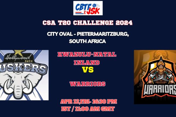 KwaZulu-Natal Inland vs Warriors Today Match Prediction & Live Odds - CSA T20 Challenge 2024