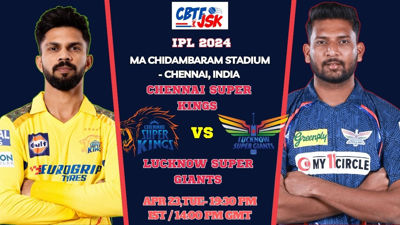 Chennai Super Kings vs Lucknow Super Giants  Today Match Prediction & Live Odds - IPL 2024