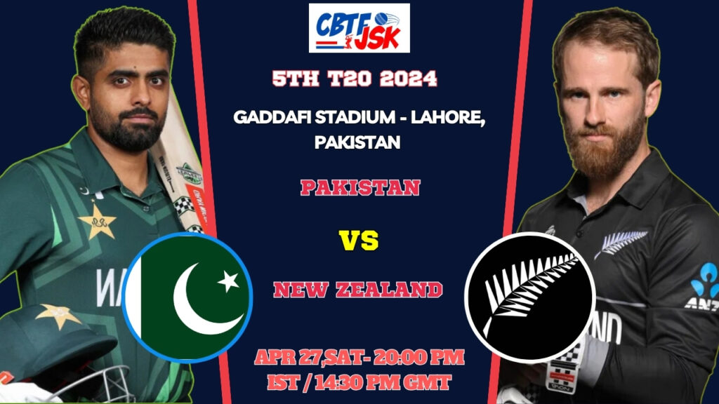 Pakistan vs New Zealand 5th T20 Match Prediction, Betting Tips & Odds