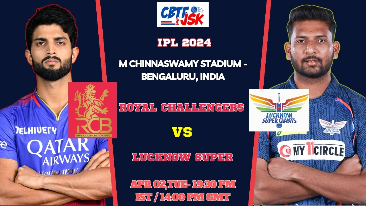 Royal Challengers Bengaluru vs Lucknow Super Giants Today Match Prediction & Live Odds - IPL 2024