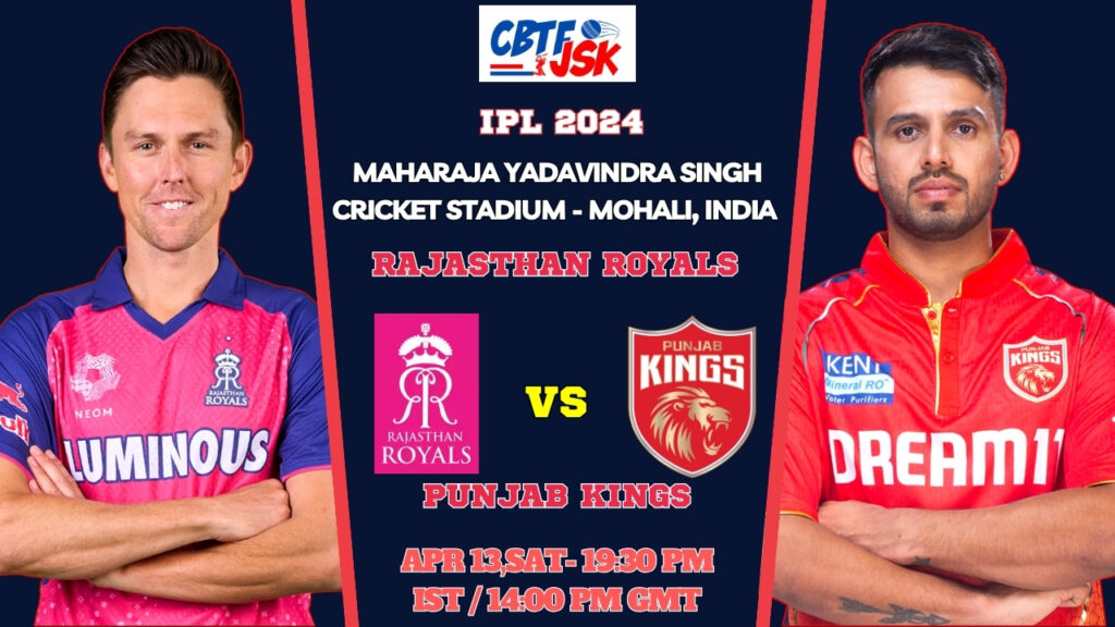 Punjab Kings vs Rajasthan Royals Today Match Prediction & Live Odds - IPL 2024