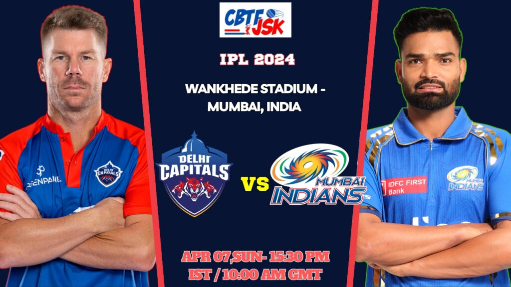 Mumbai Indians vs Delhi Capitals Today Match Prediction & Live Odds - IPL 2024