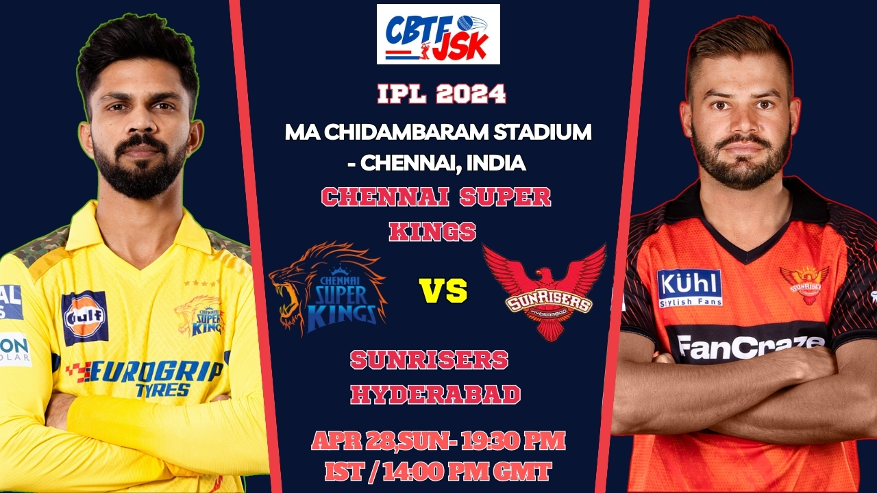 Chennai Super Kings vs Sunrisers Hyderabad Today Match Prediction & Live Odds - IPL 2024