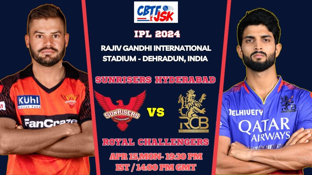 Royal Challengers Bengaluru vs Sunrisers Hyderabad Today Match Prediction & Live Odds - IPL 2024