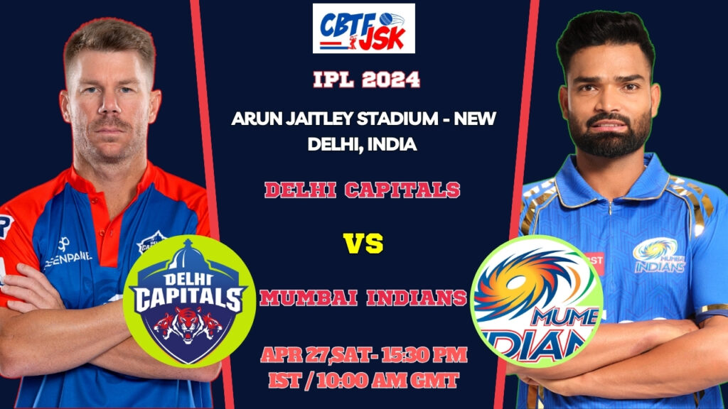 Delhi Capitals vs Mumbai Indians Today Match Prediction & Live Odds - IPL 2024