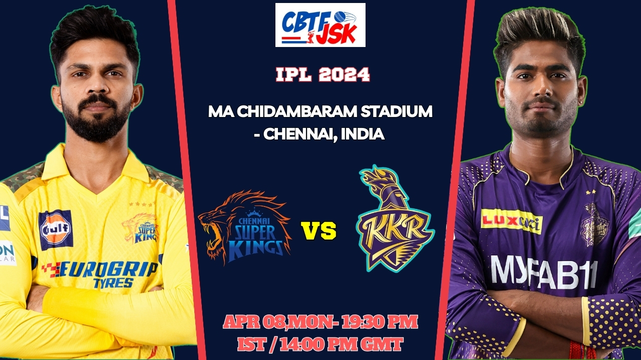 Chennai Super Kings vs Kolkata Knight Riders Today Match Prediction & Live Odds - IPL 2024