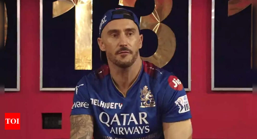 Watch: What RCB skipper Faf du Plessis told his team after win over Gujarat Titans |