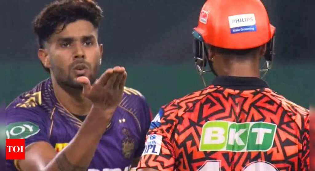 'Ek flying kiss hojaye phir?': Harshit Rana trolled by KKR teammate after IPL 2024 suspension - Watch | Cricket News