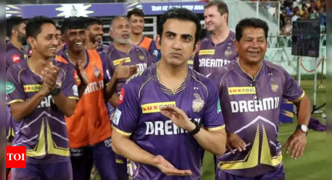 'Lagta hai yahi head coach, mentor sab hain': How Gautam Gambhir scripted KKR's win from dugout - Watch | Cricket News