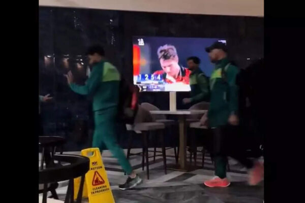 Indo-Pak fans spar online over video showing Pakistan players walking past IPL final playing on TV | Cricket News